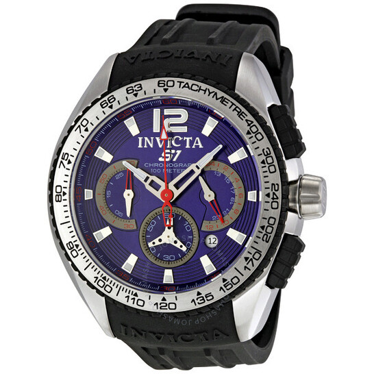 Invicta S1 Racing Chronograph Blue Dial Stainless Steel Men's Watch