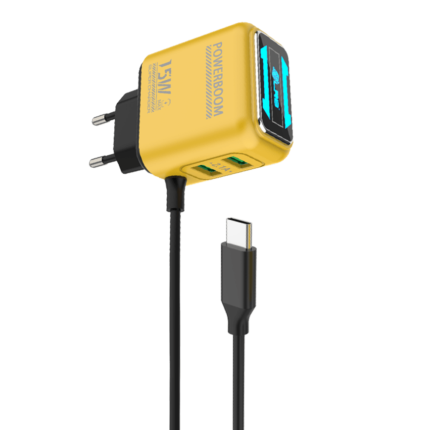 LRB-291 PowerBoom Dual USB 2.4A Type-C Charger