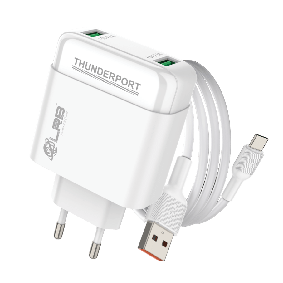 LRB-292 Type-C 3.1A Quick Charger With Type C Cable