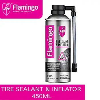Flamingo Tire Sealant - Instant Puncture Repair & Tire Inflator – 450 ml