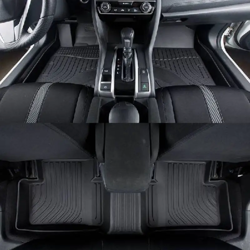 Car Geek Honda Civic 2022 7D Flat Style Floor Mat