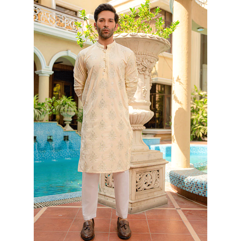 Kurta Corner Designer Kurta Pajama 7429-12