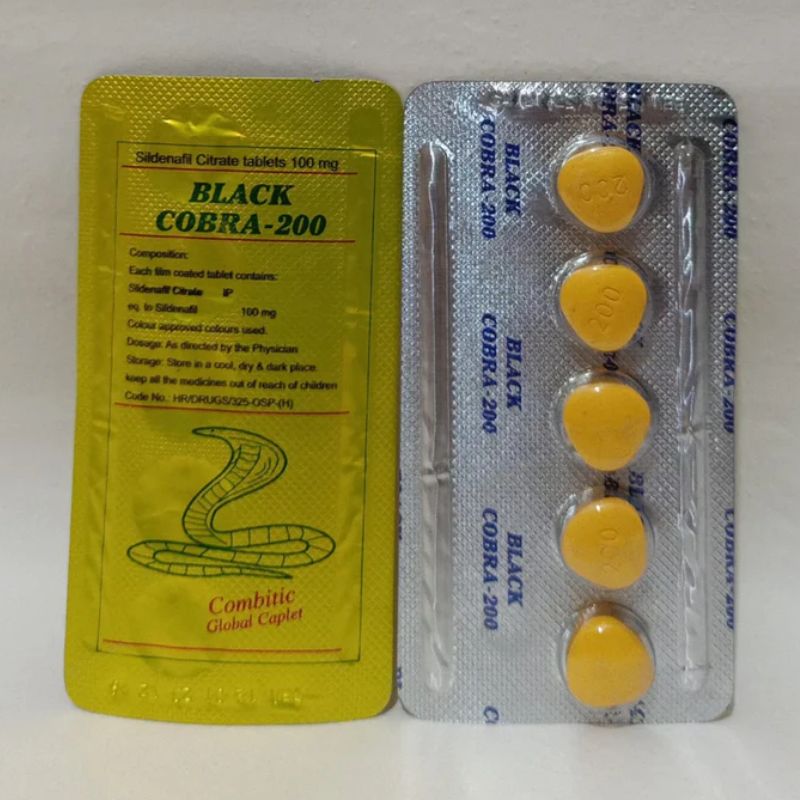 Black Cobra-200 (100mg) 5 Tablets