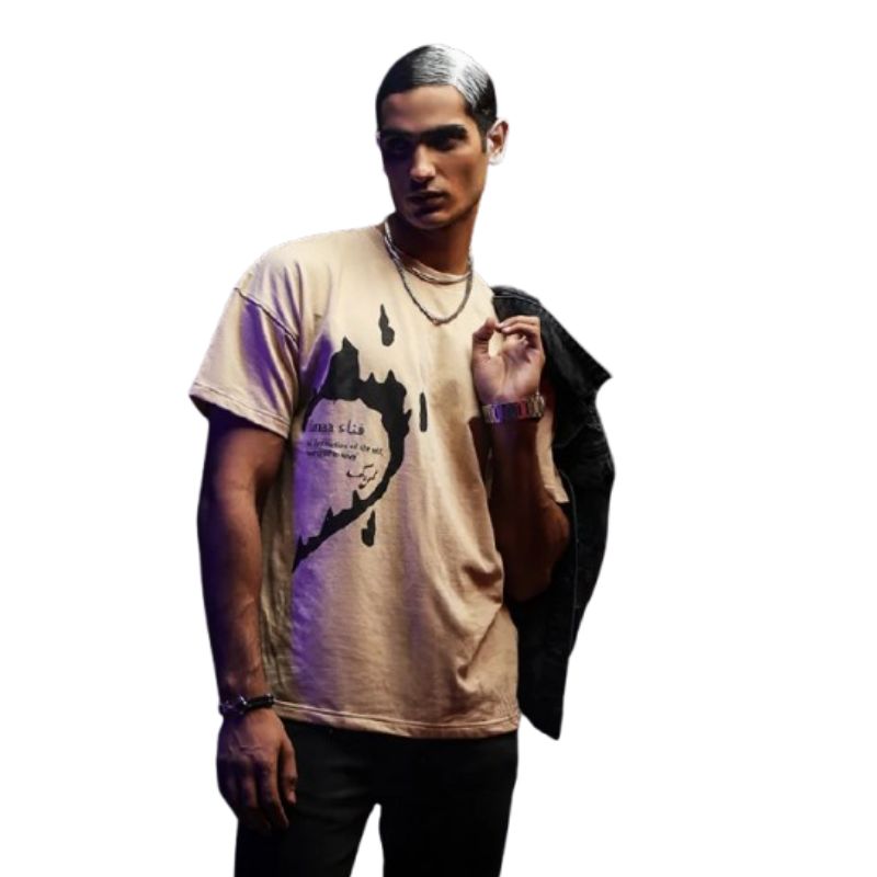 Movement T-02: Fanaa Beige Tee T-Shirts For Mens