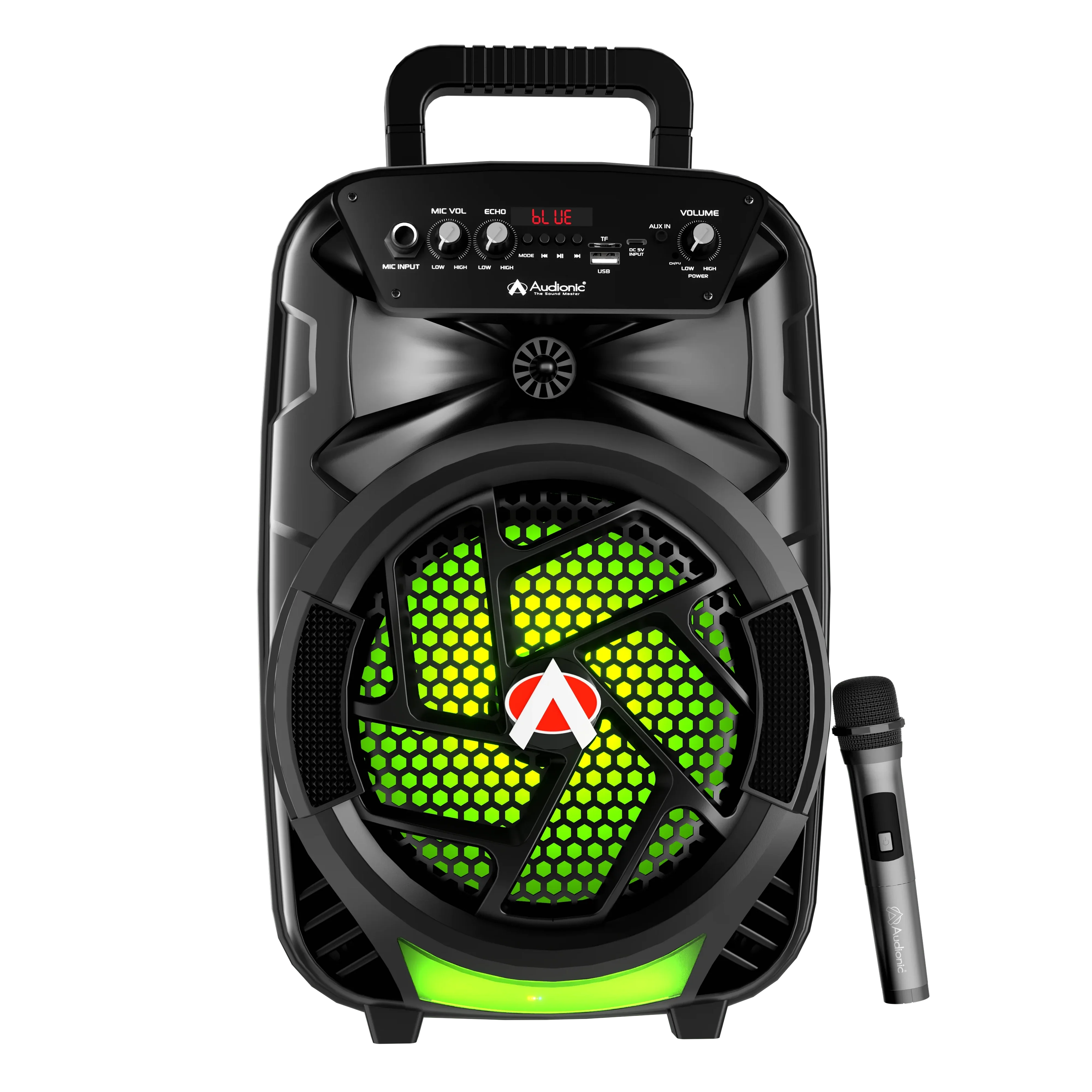 Audionic Classic Masti-90 Bluetooth Trolley Speaker with Wireless Mic
