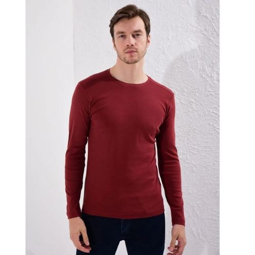Aesthetic Gen Maroon Full Sleeves T-shirt