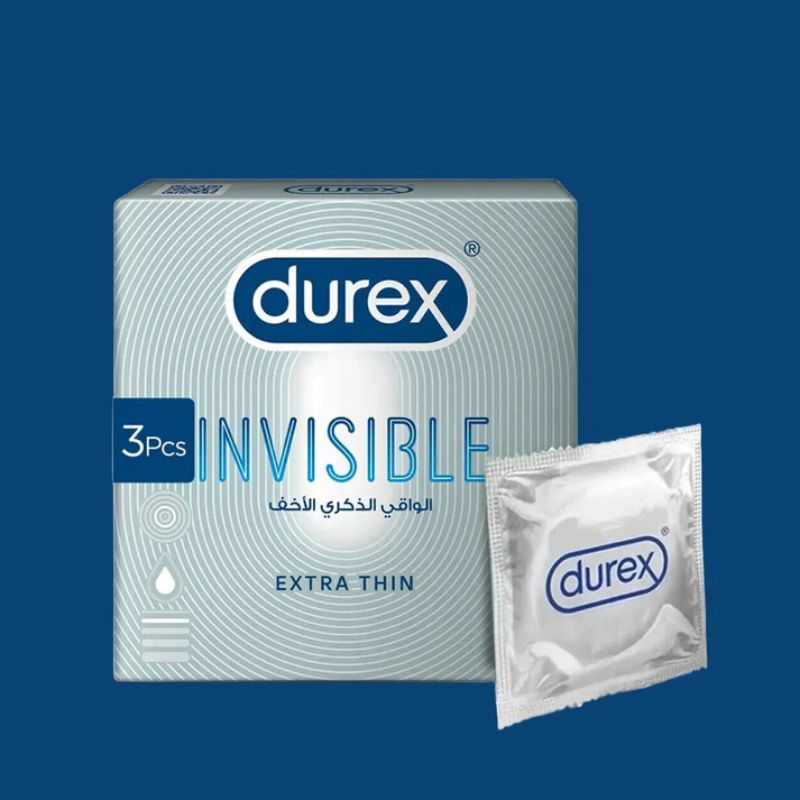 Durex Condom For Men Durex Invisible 3Pcs