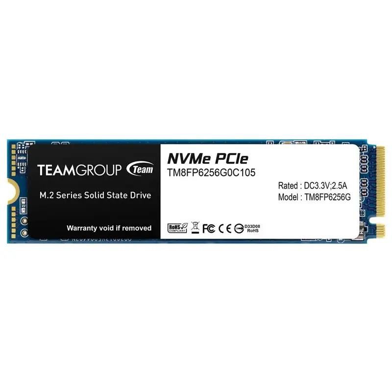 Team Group MP33 256GB NVMe Single Cut SSD