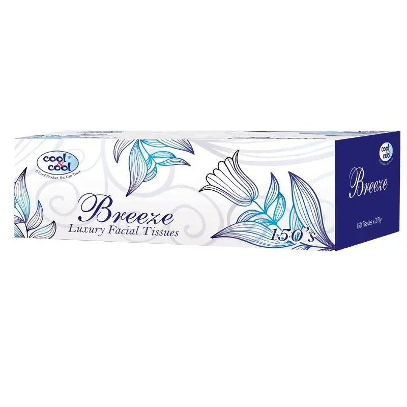 Cool & Cool Breeze Facial Tissues Box