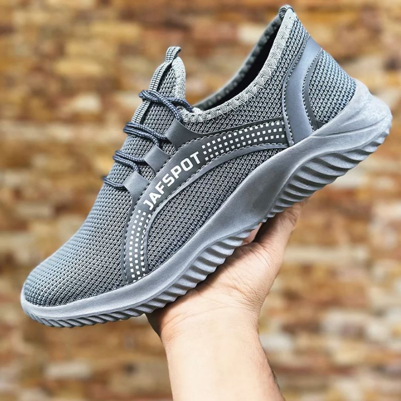 Men Training Sneakers-Grey