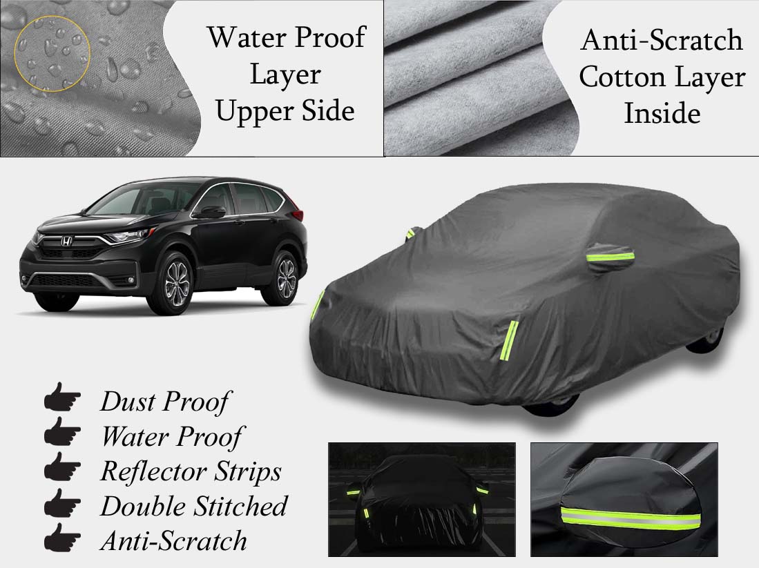 Honda CRV Top Cover | Grey | Anti-Scratch | Double Layer | Heat Proof | Water Proof