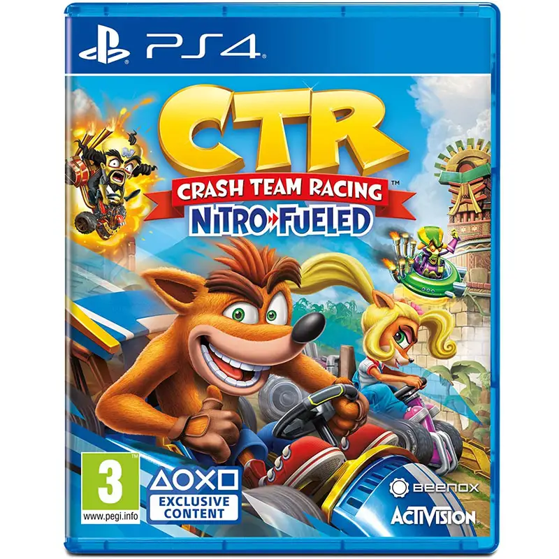 CTR Crash Team Racing Nitro-Fueled Game For PS4