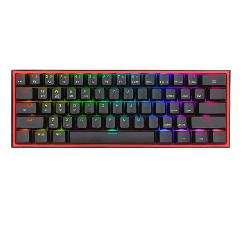 Redragon K616-RGB-PRO Fizz Pro Wired,Wireless, Bluetooth Mechanical Gaming Keyboard