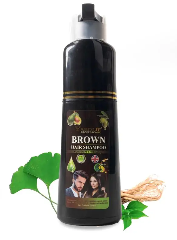 Yardlie Brown Hair Color Shampoo.