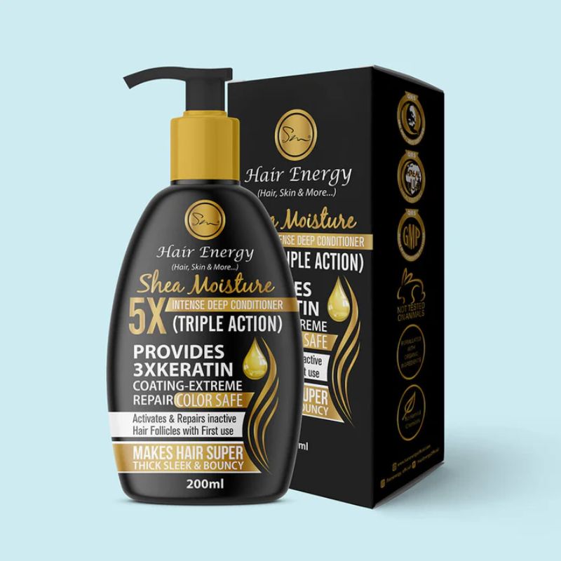 Hair energy Shea Moisture intense deep conditioner