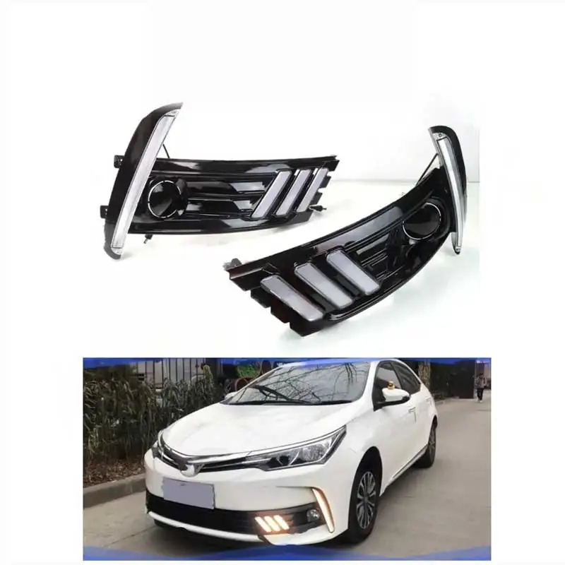 Toyota Corolla 2018 Fog Lamp Double DRL Cover