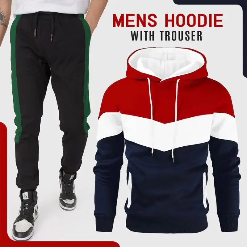 Men's 3 Pannel Kangroo With Green Strip Trouser