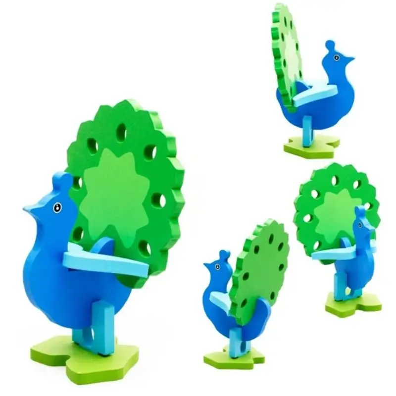 3D Animal Jigsaw Puzzle - Peacock