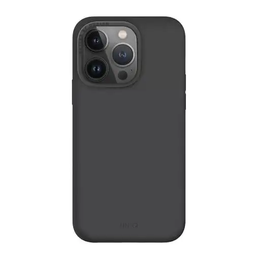 Uniq Lino Phone Case for iPhone 14 Pro Max – Midnight (Black)
