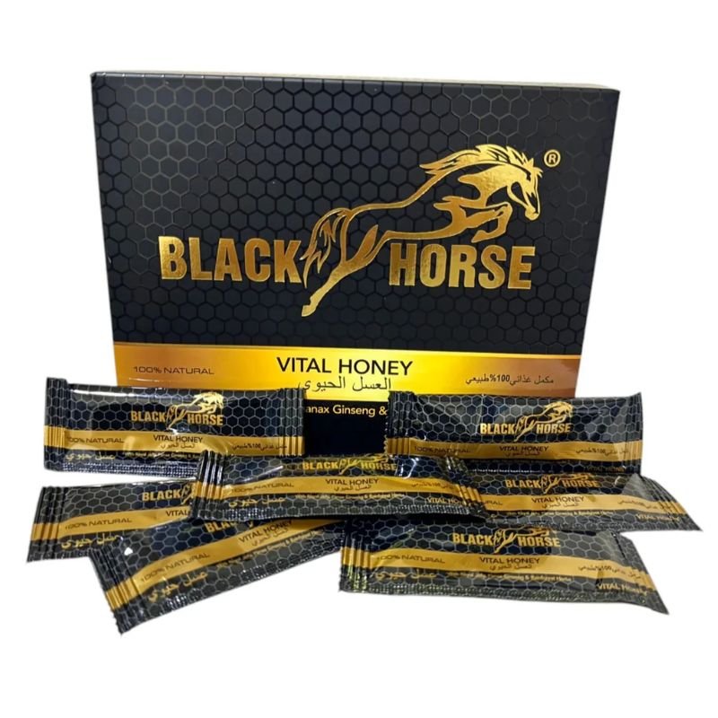Black Horse Vital Honey 12 Piece Sachets Box