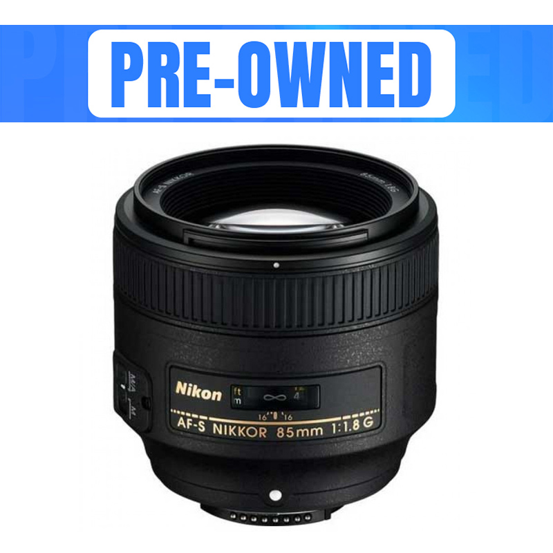 Nikon AF-S 85mm f/1.8G Lens Pre-Owned