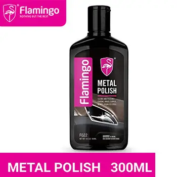 Flamingo Metal Polish for chrome, brass, copper, nickel, stainless steel, polishing wax - 300ml