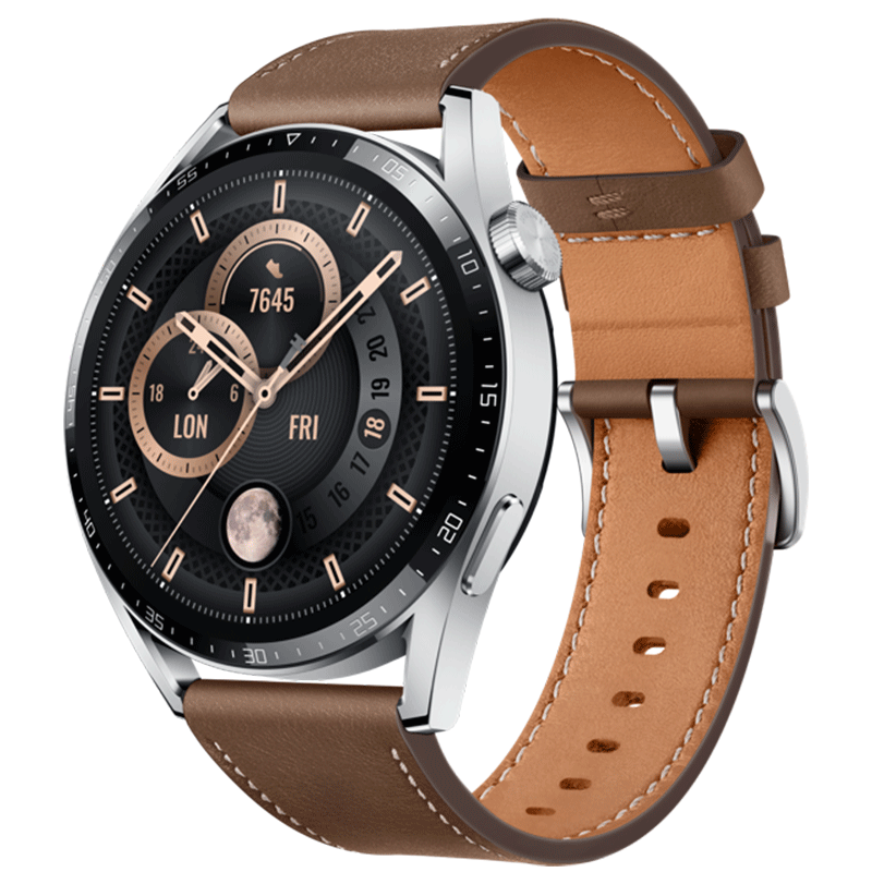 Huawei GT 3 46mm Classic Brown Leather Smart Watch