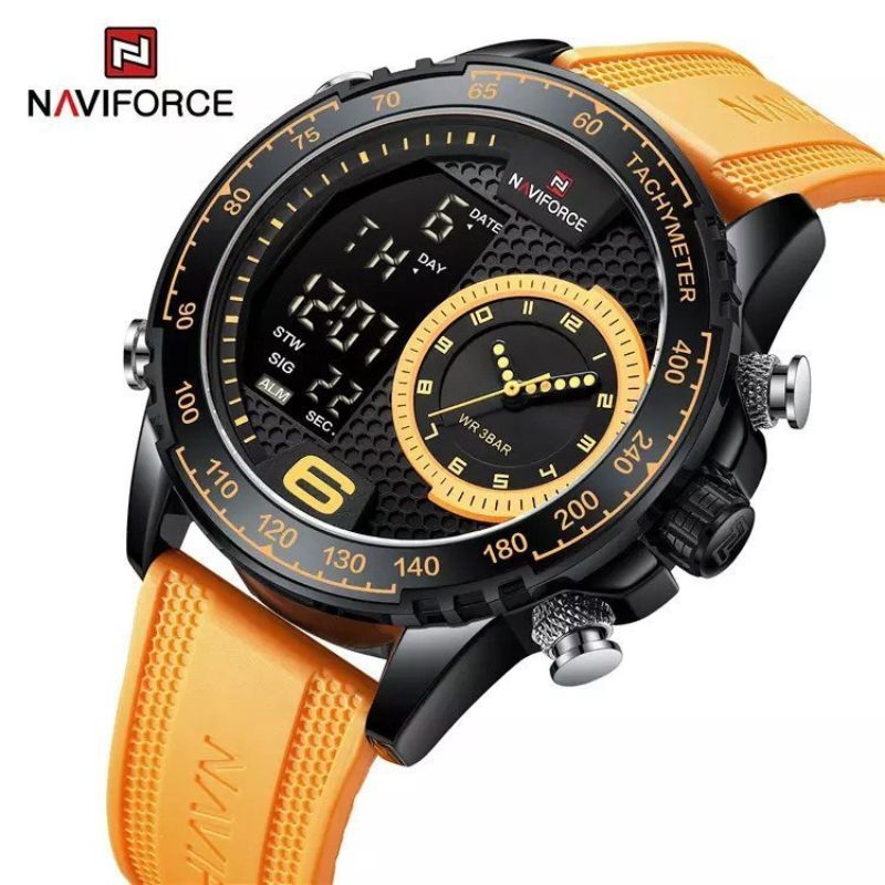 NAVIFORCE Watch 9199T Analog-Digital Watch TPU Strap