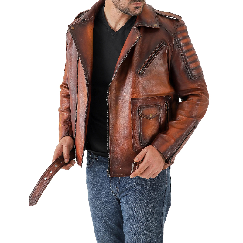 Jild The Vintage Revival Biker Jacket For Mens
