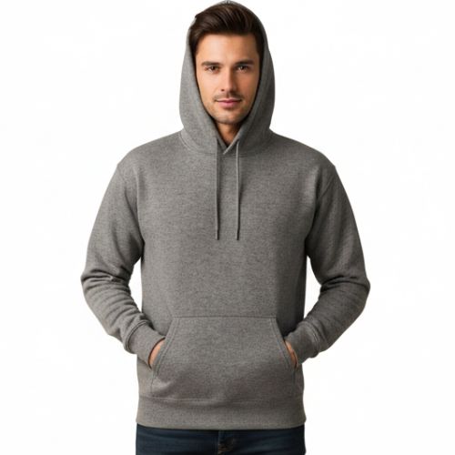 Aesthetic Gen Basic Charcoal Hoodie