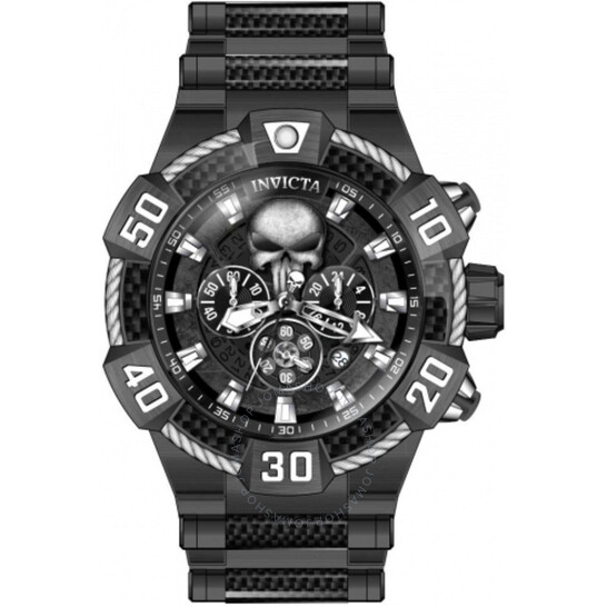 Invicta Marvel Punisher GMT Chronograph Black Dial Men's Watch