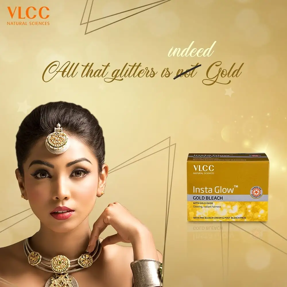 VLCC Insta Glow Gold Bleach Kit