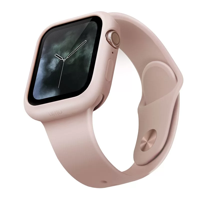 Uniq Lino Watch Case for Apple Watch Series 1-8 & SE/SE2 (40MM) – Blush (Pink)