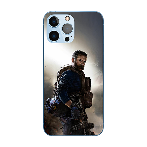 Customized Mobile Case for Apple iPhones (Captain-Price Design)