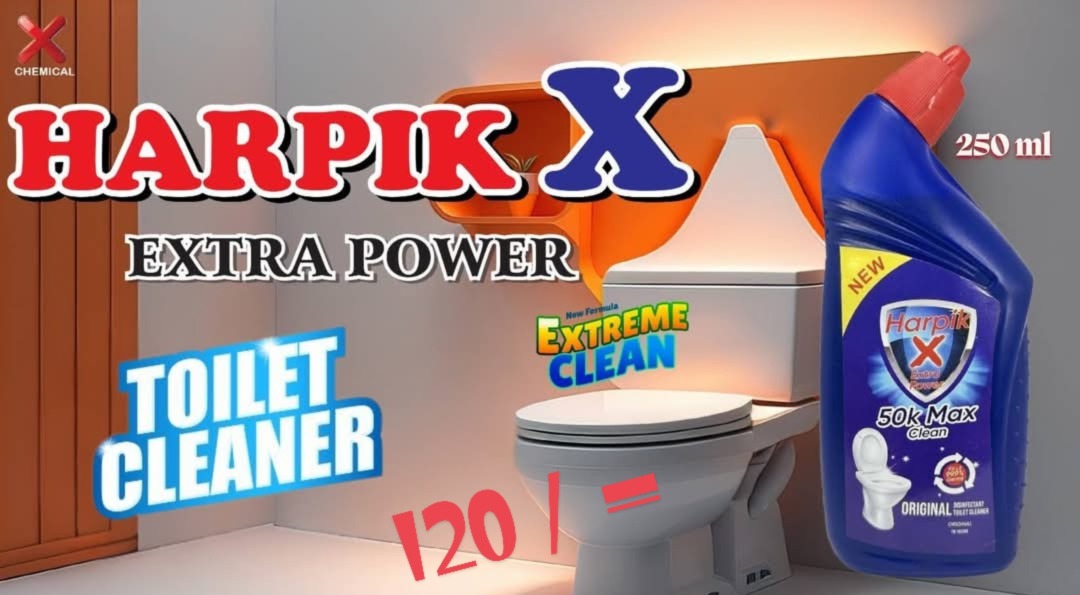 Ultra-Power Toilet Cleaner - Deep Cleaning, Stain Removal, and Germ Protection with Fresh Fragrance