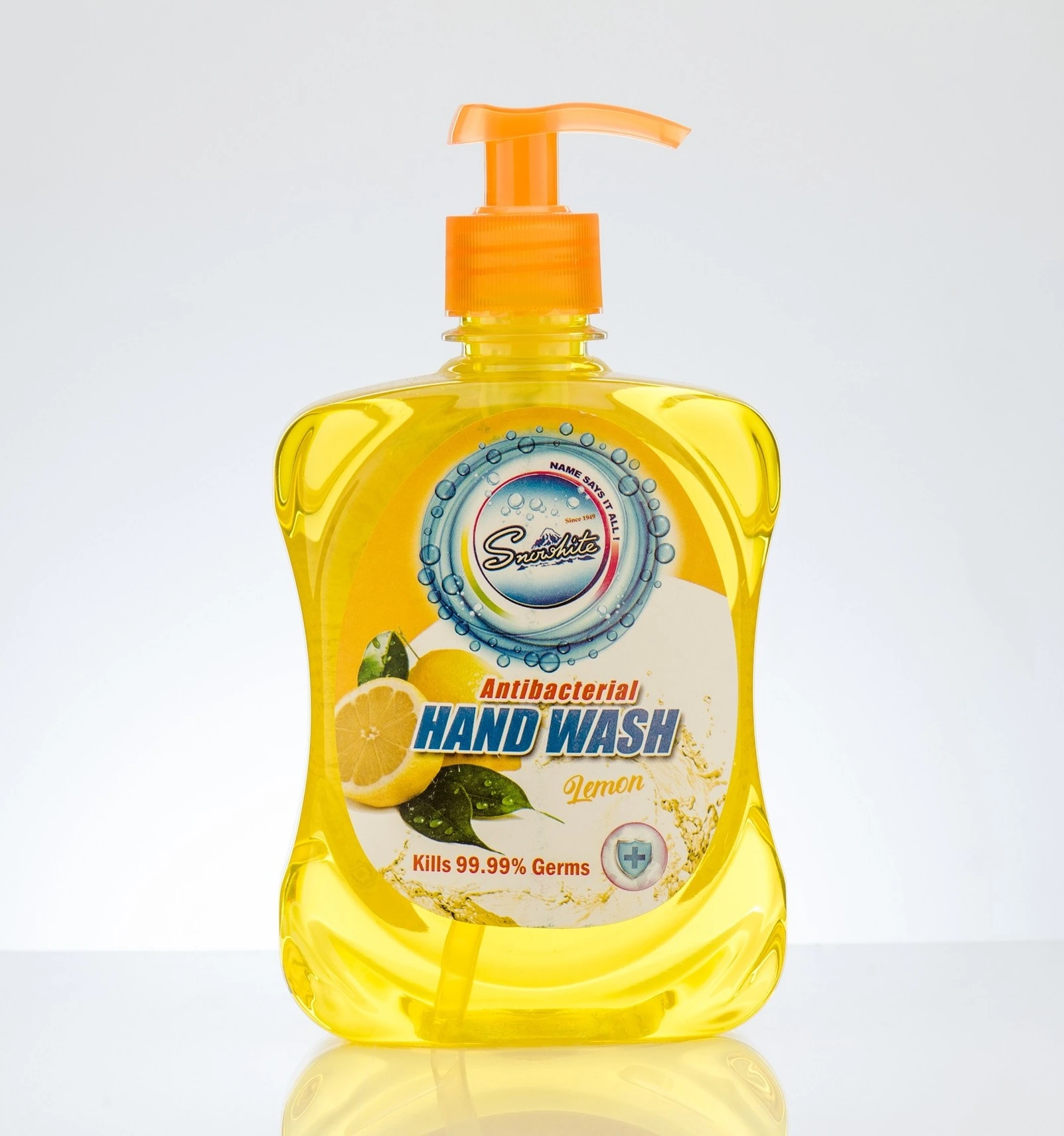 Snowhite Anti-Bacterial Liquid Handwash Lemon 250ml