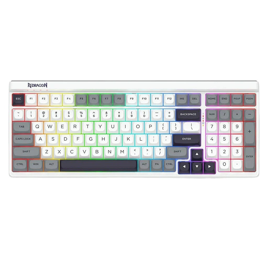 Redragon K656 Garen Pro 100 Keys 3-Modes Wireless Keyboard (WBRGB) With Official Warranty