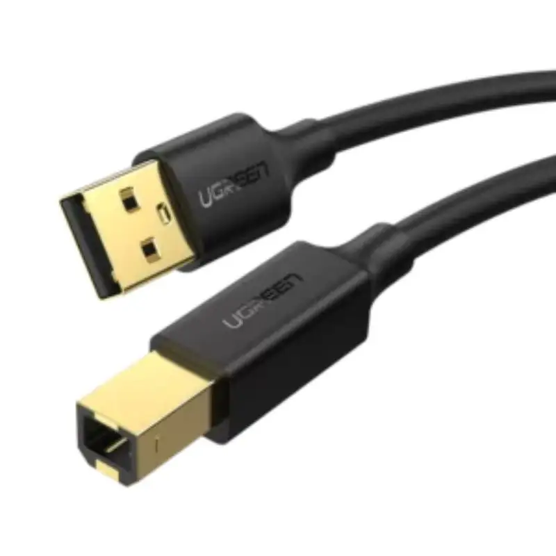 UGREEN USB 2.0 AM TO BM PRINT CABLE US135 20847 2-METER (BLACK)
