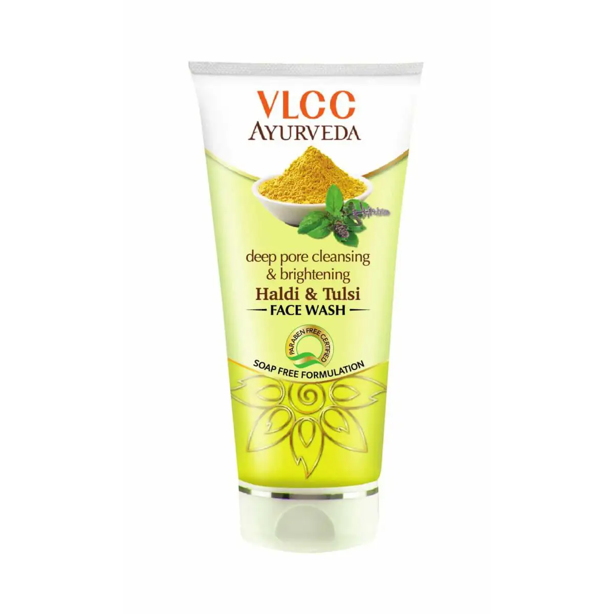 VLCC DEEP PORE CLEANSING & BRIGHTENING HALDI & TULSI FACE WASH 150 ML
