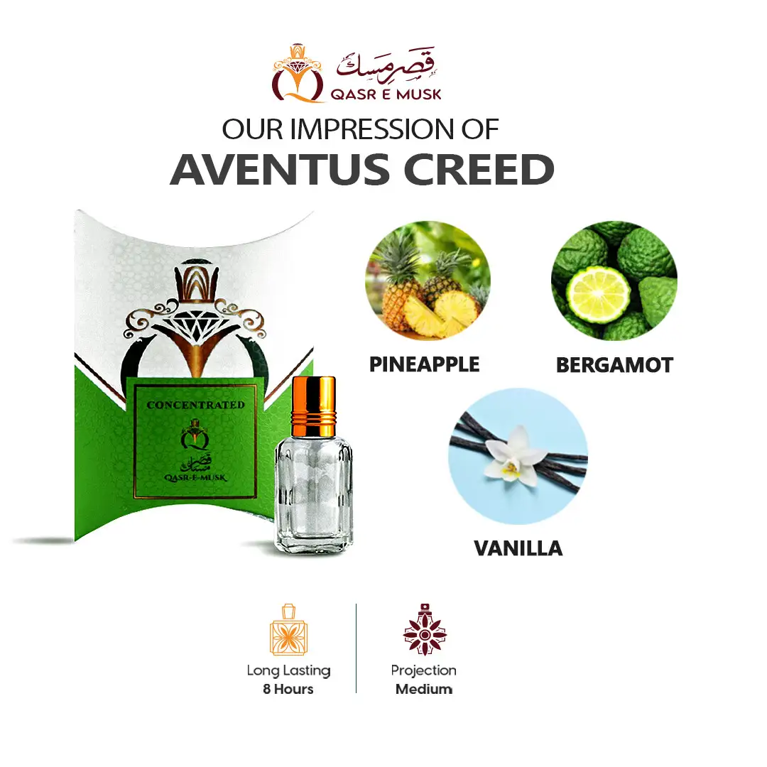 6ml Aventus Creed | Affordable Impression By Qasr-E-Musk