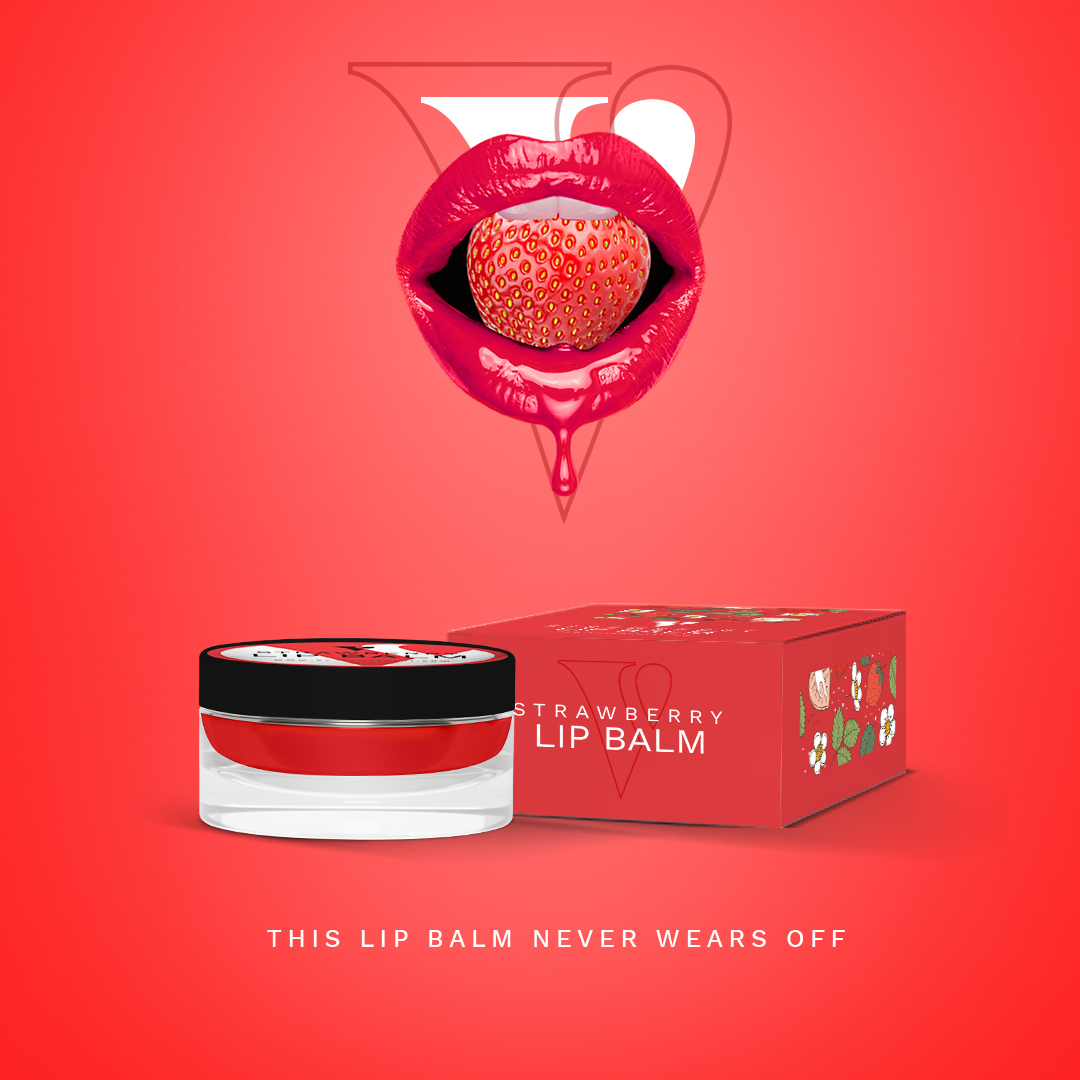 VCare Lip Balm - Strawberry