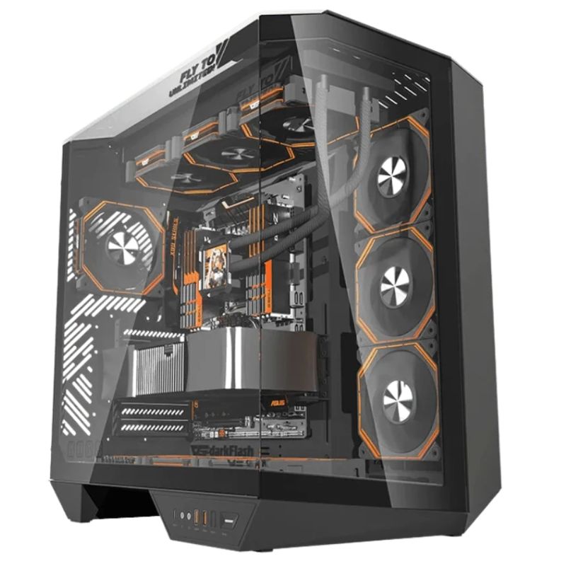 DarkFlash Dy470 Black Gaming Case