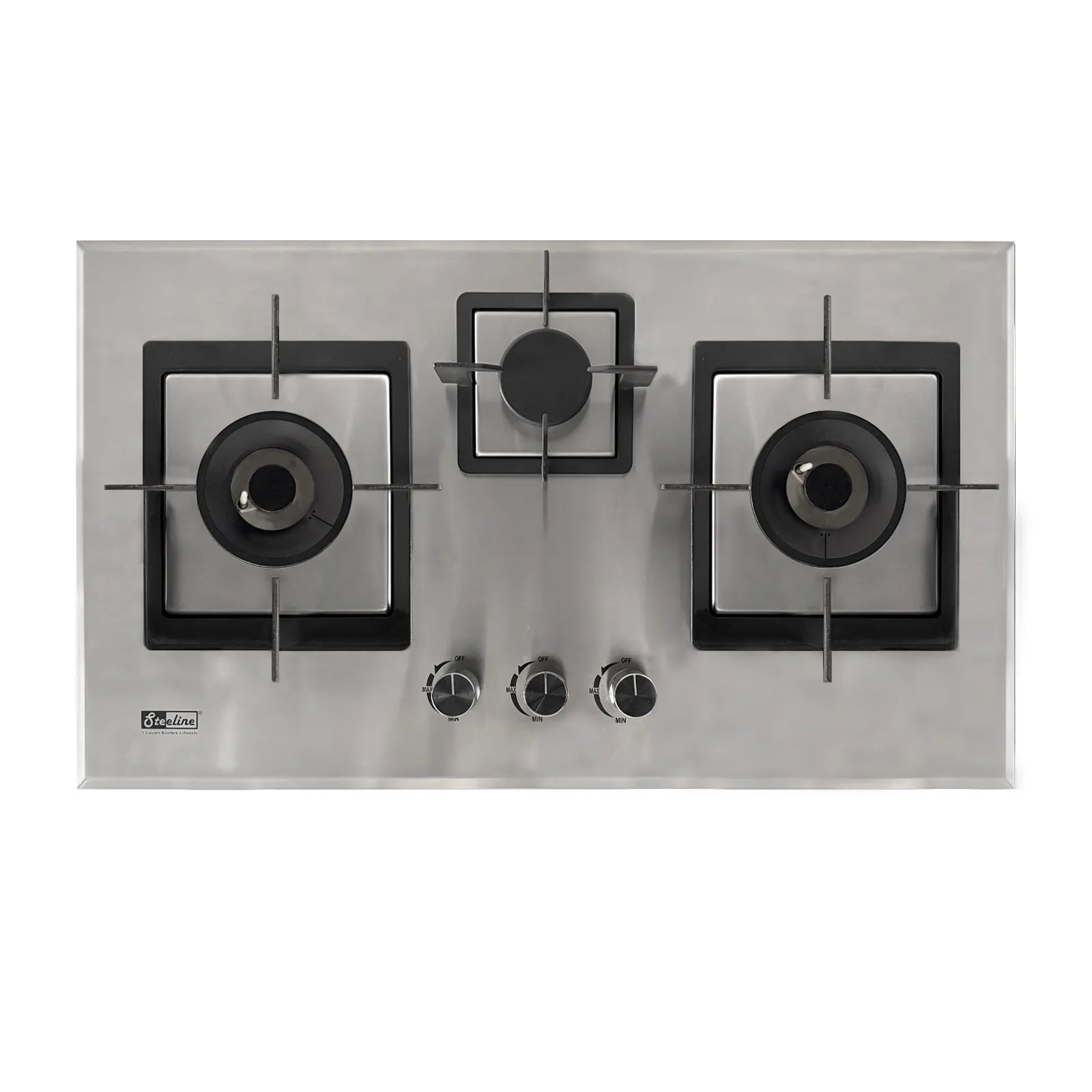 Steeline SL78-305S 3 Burner Stainless Steel Built-In Hob