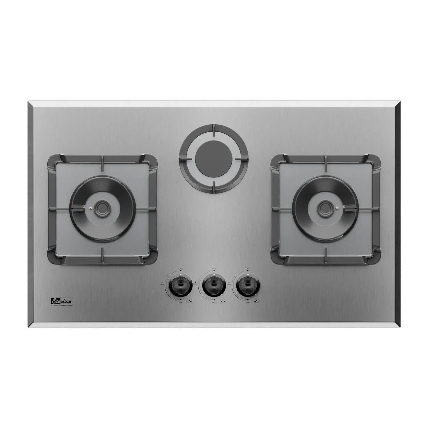 Steeline SL78-311S 3 Burner Stainless Steel Built-In Hob