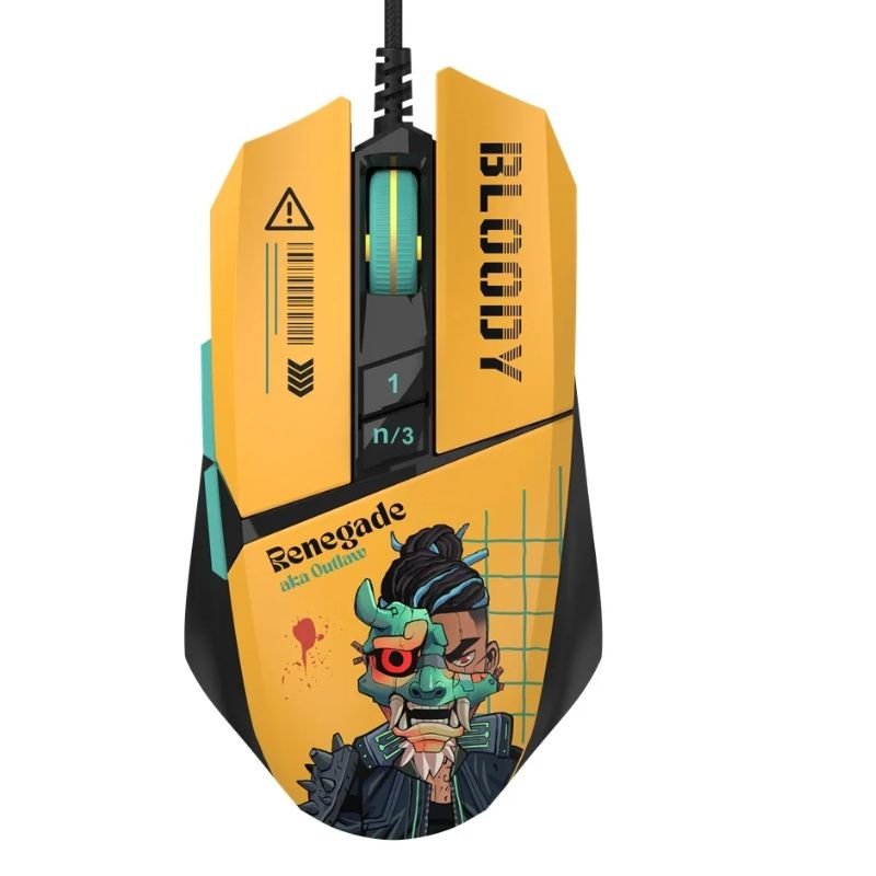 A4tech W63 Max Savage Impact RGB Gaming Mouse With Official Warranty