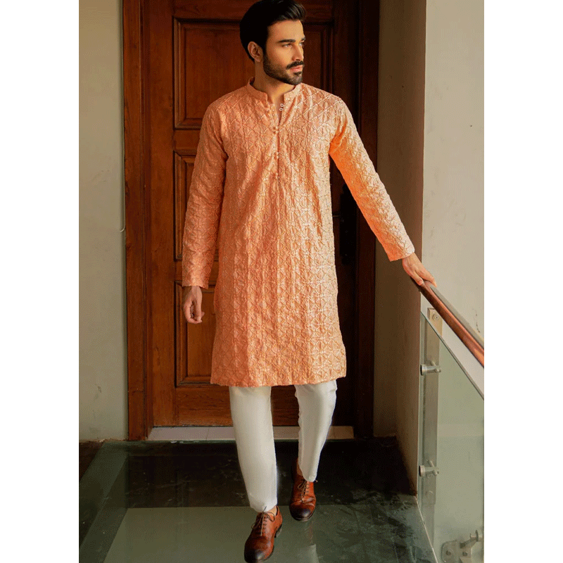 Kurta Corner Designer Kurta Pajama 7429-2