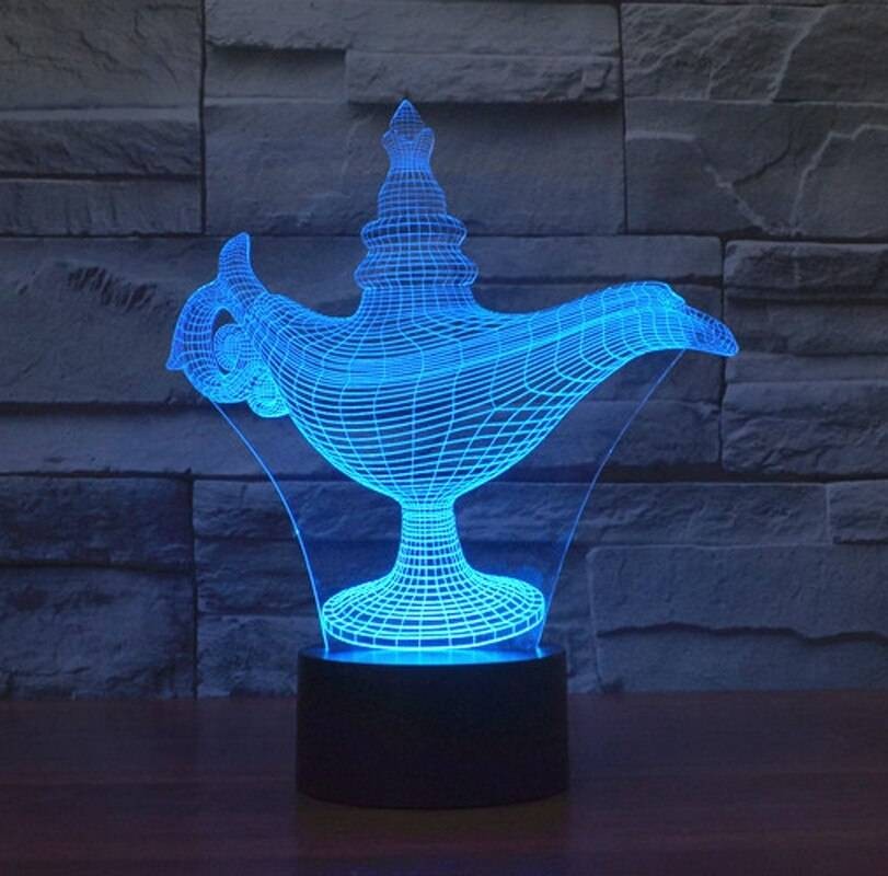 Aladdin’s magical 3D Optical Illusion Lamp Table Lamp