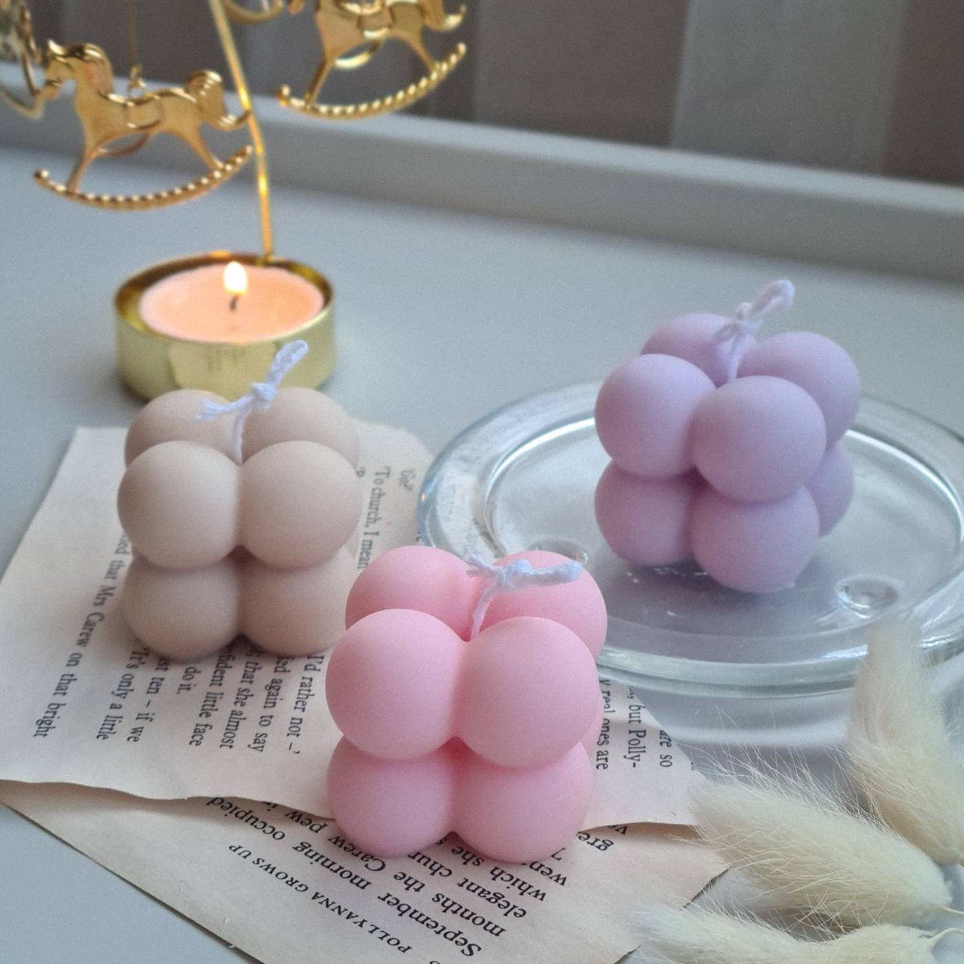 CANDLES CITY -- SCENTED MINI BUBBLE CANDLE (01 Pc)