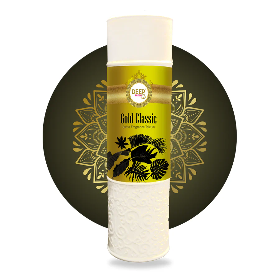 Deep Fresh Talcum Powder Gold Classic - Timeless Freshness & Comfort