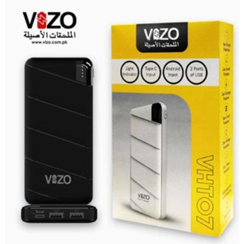 Vizo VHT-07 10,000mAh Full-Size Power Bank With Official Warranty